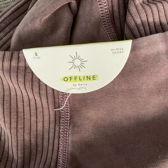 HIGH Rise Aerie leggings. Chocolate brown color. Size Small Short - Picture 6 of 6